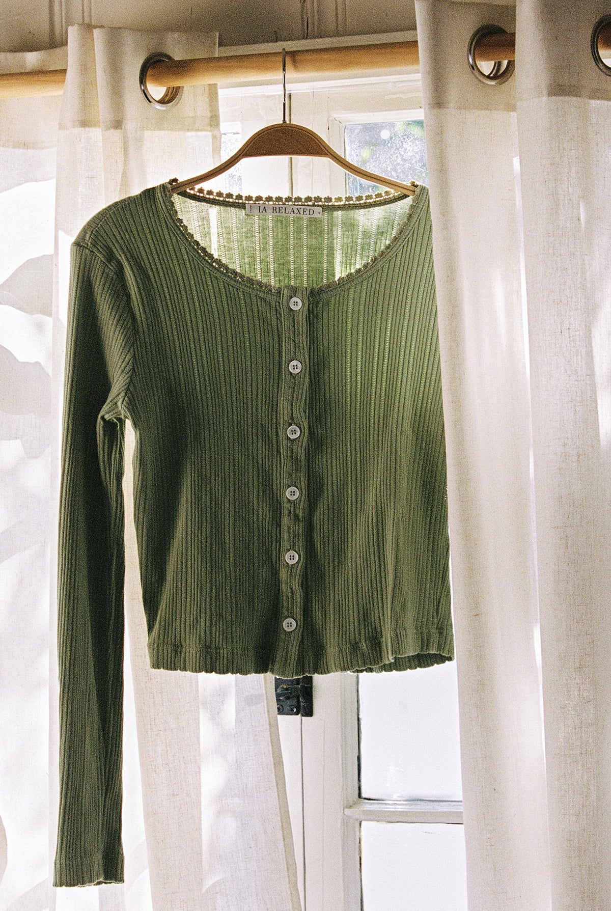 Posie Pointelle Cardigan – LA RELAXED