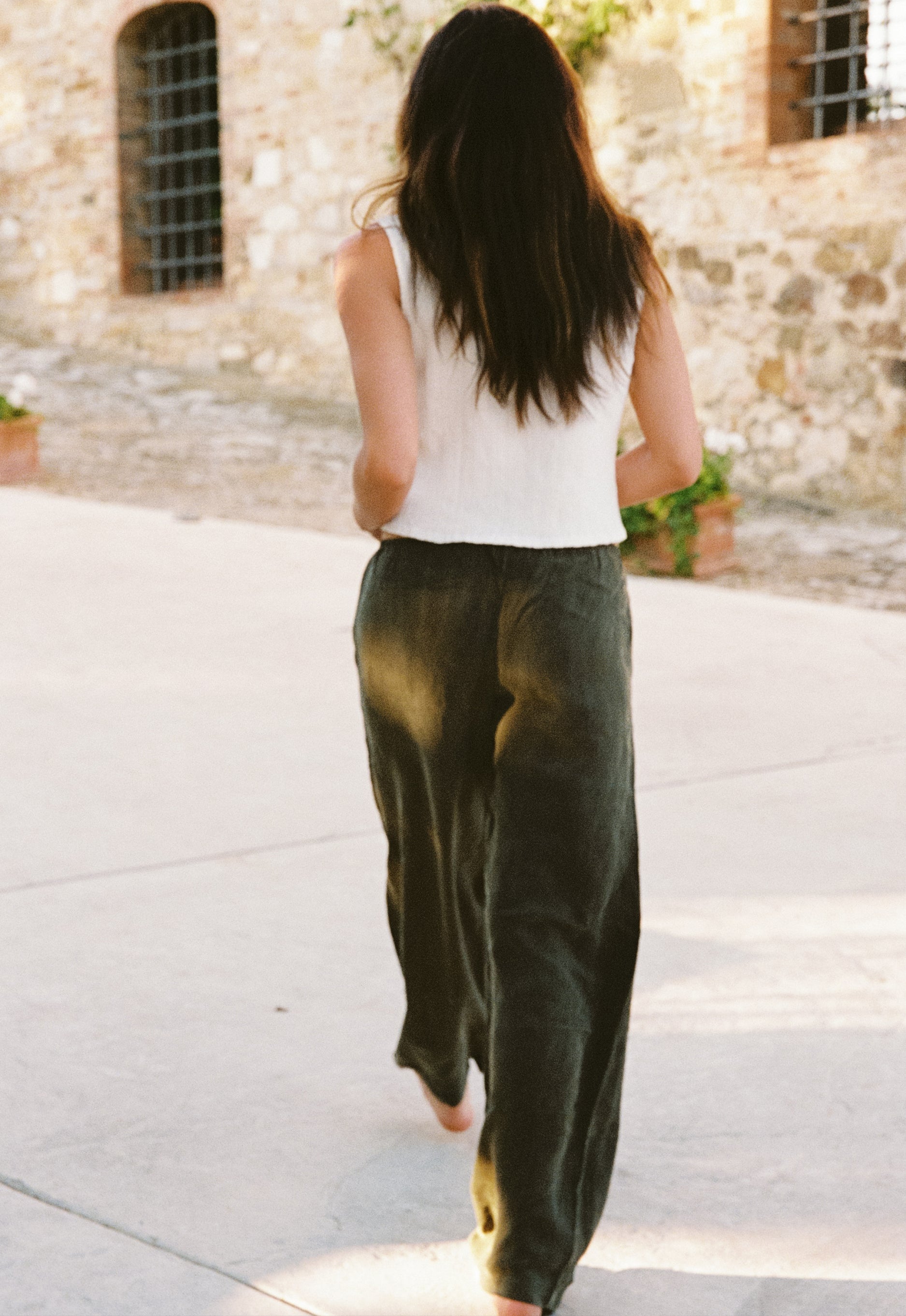 Twisted Cupro Pant | Women's Bottoms