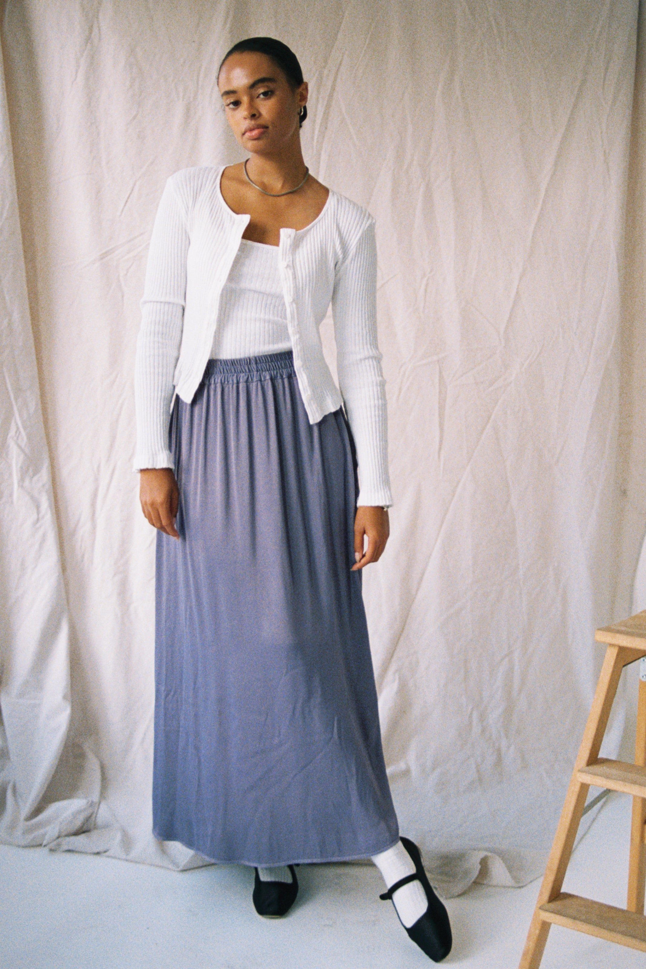 Silky Skirt | Women's Full Length Skirt