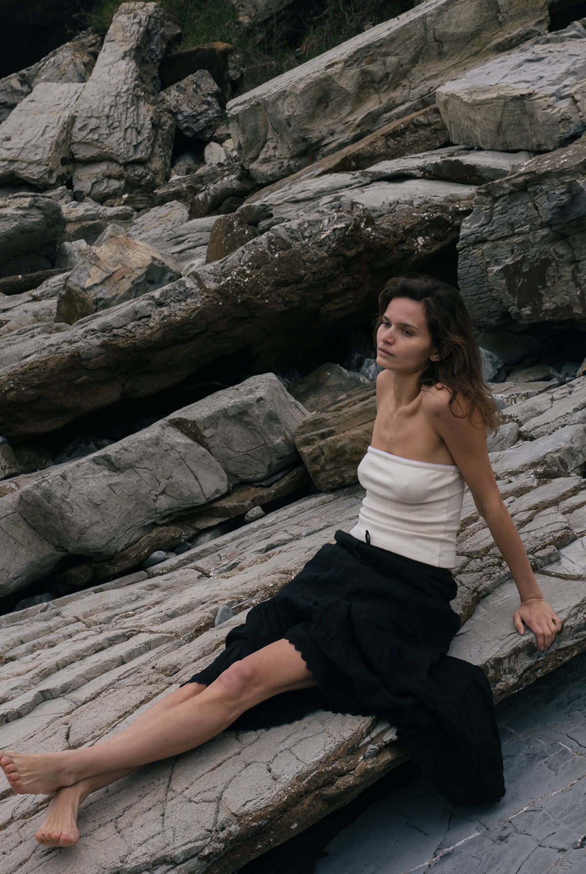 Tissue Linen Skirt