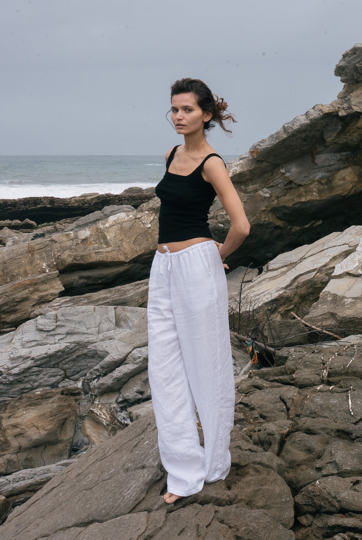 L'Appartement DEUXIEME CLASSE - アパルトモン Botanical Tank Top Square Organic Tank | Organic Tops and Tanks – LA RELAXED