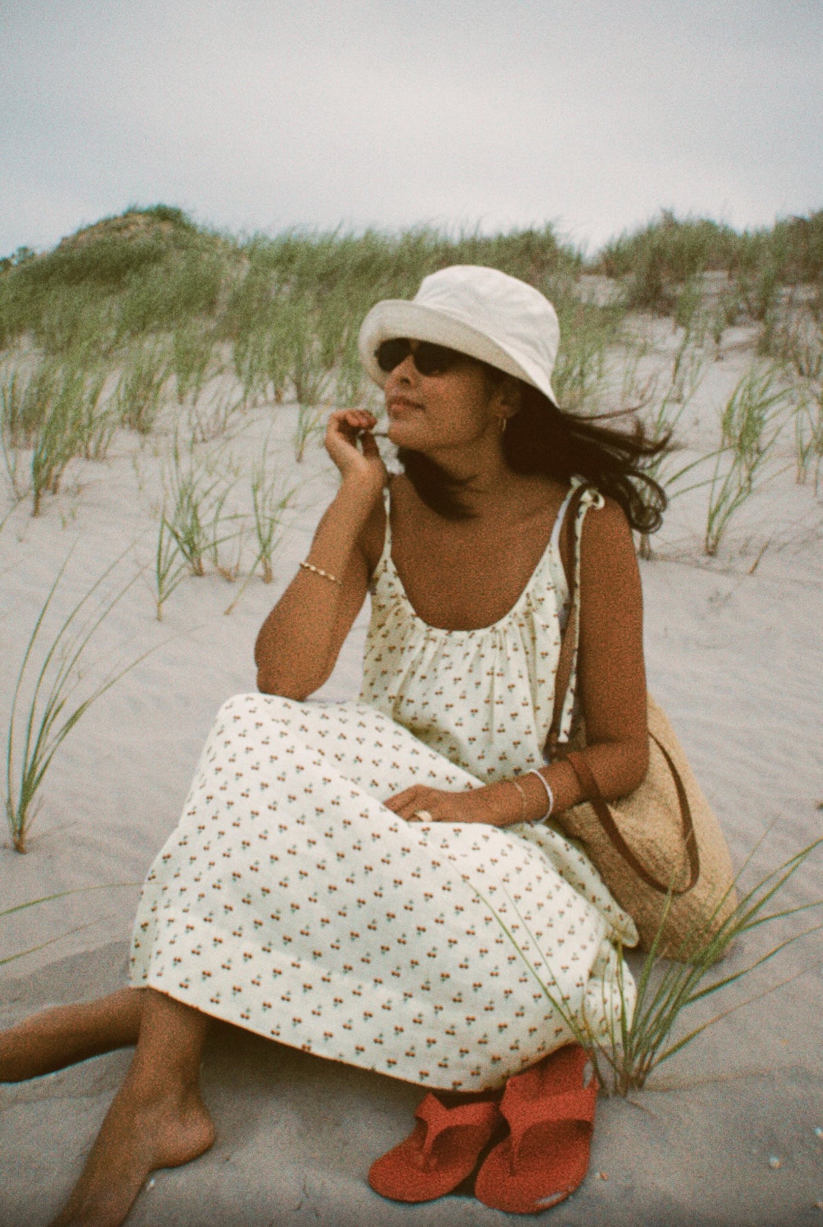 Printed Linen Dress