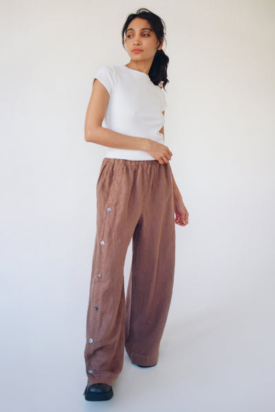 Linen Pant | Garment Dye Linen Pant – LA RELAXED