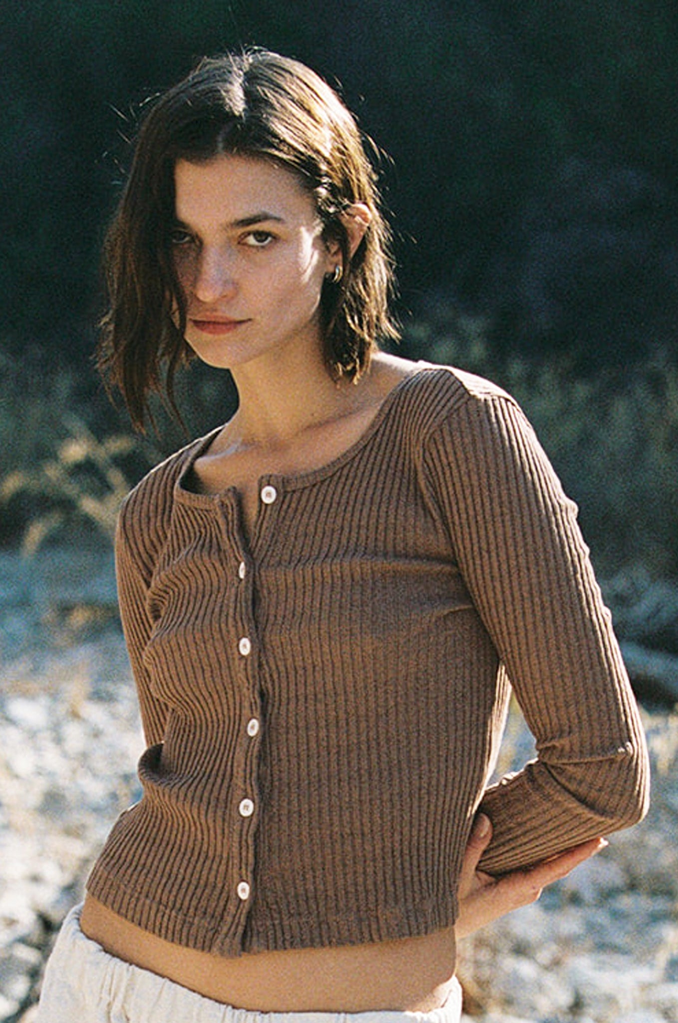 Pointelle Cardigan