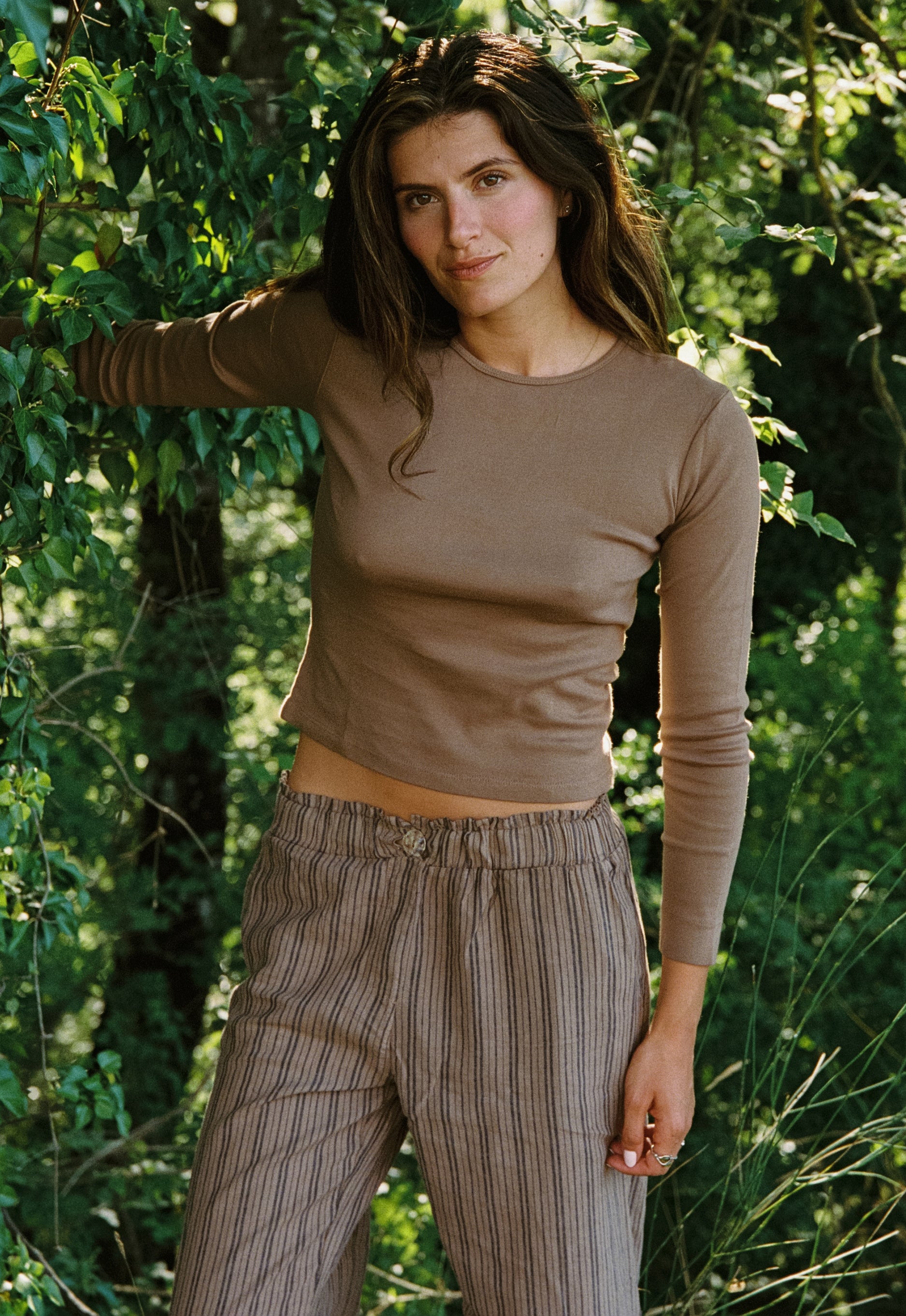 Stripe Washed Trouser | Women's Linen Pant – LA RELAXED