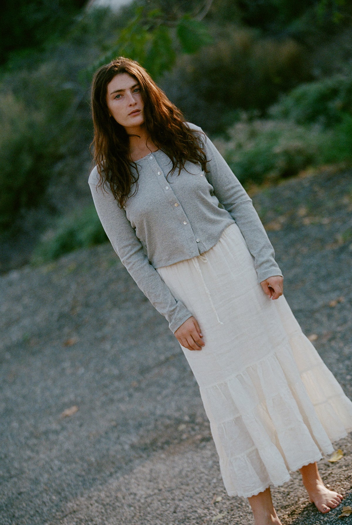 Organic Rib Cardigan | Women's Crop Cardi Top – LA RELAXED