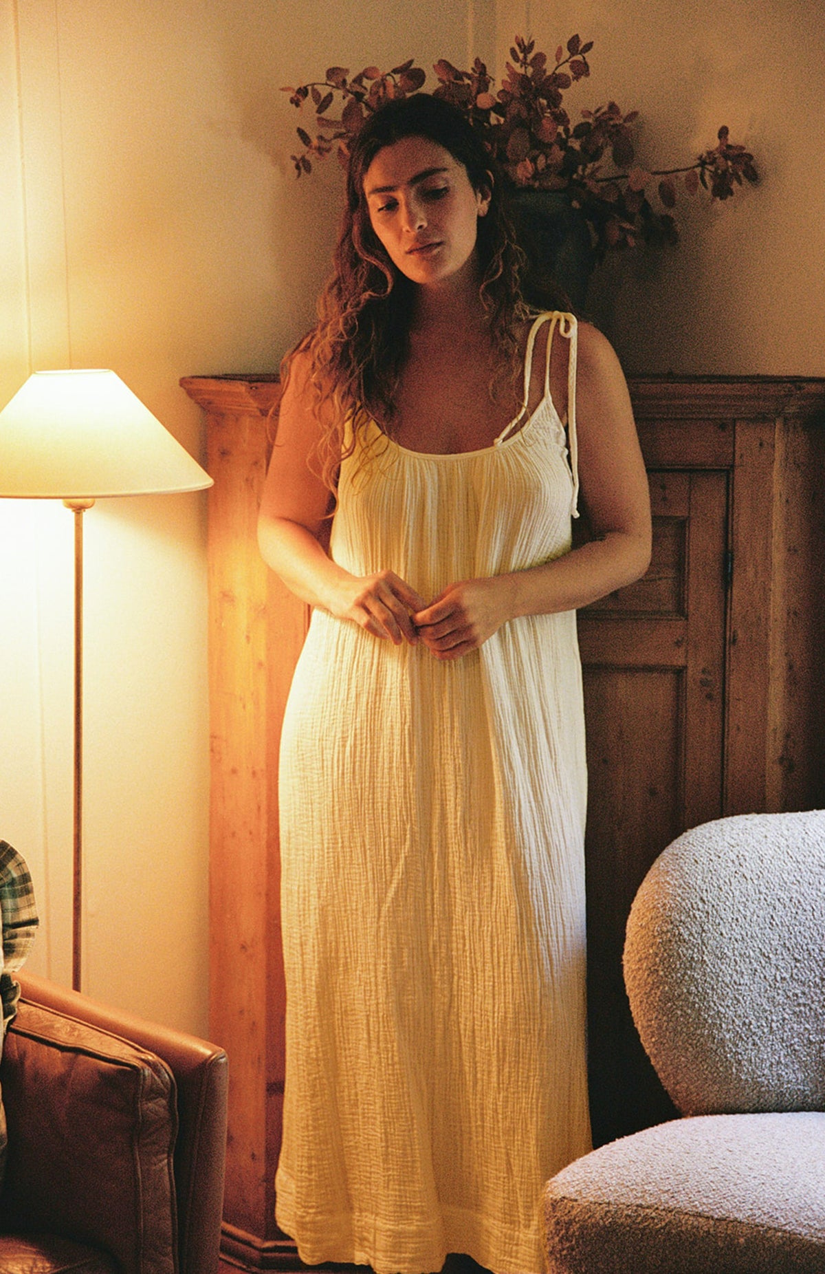 Organic Gauze Dress | Women's Dresses L/XL / Ivory Organic Gauze Dress | Women's Dresses L/XL / Ivory