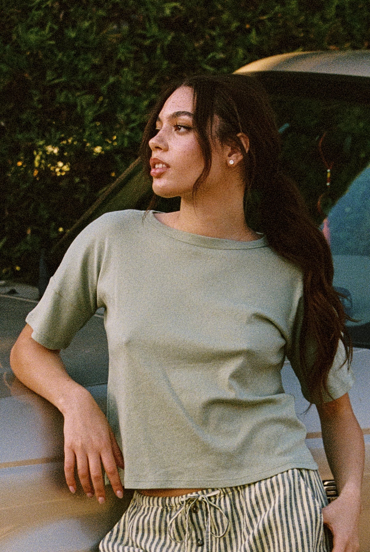 Petit Pointelle Tee | Organic Delicate Top – LA RELAXED