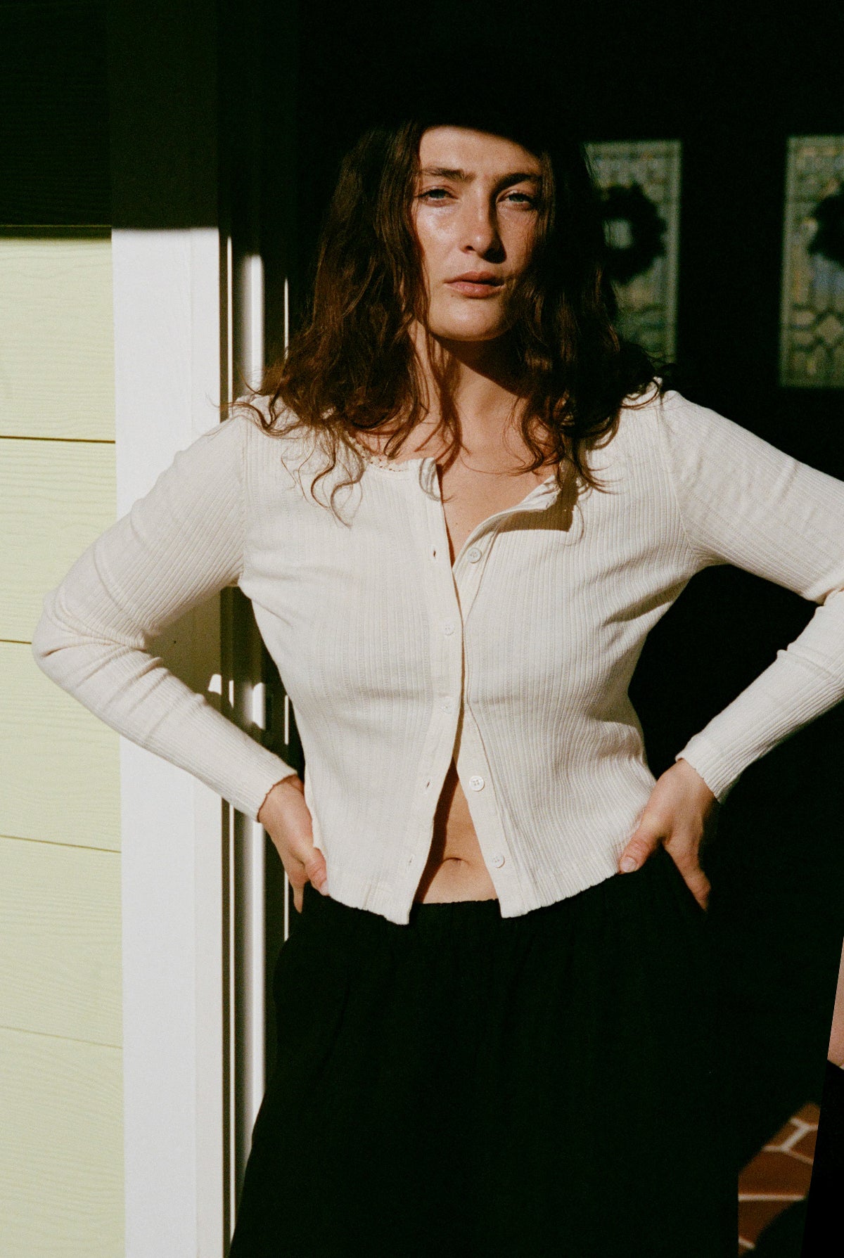 Posie Pointelle Cardigan – LA RELAXED