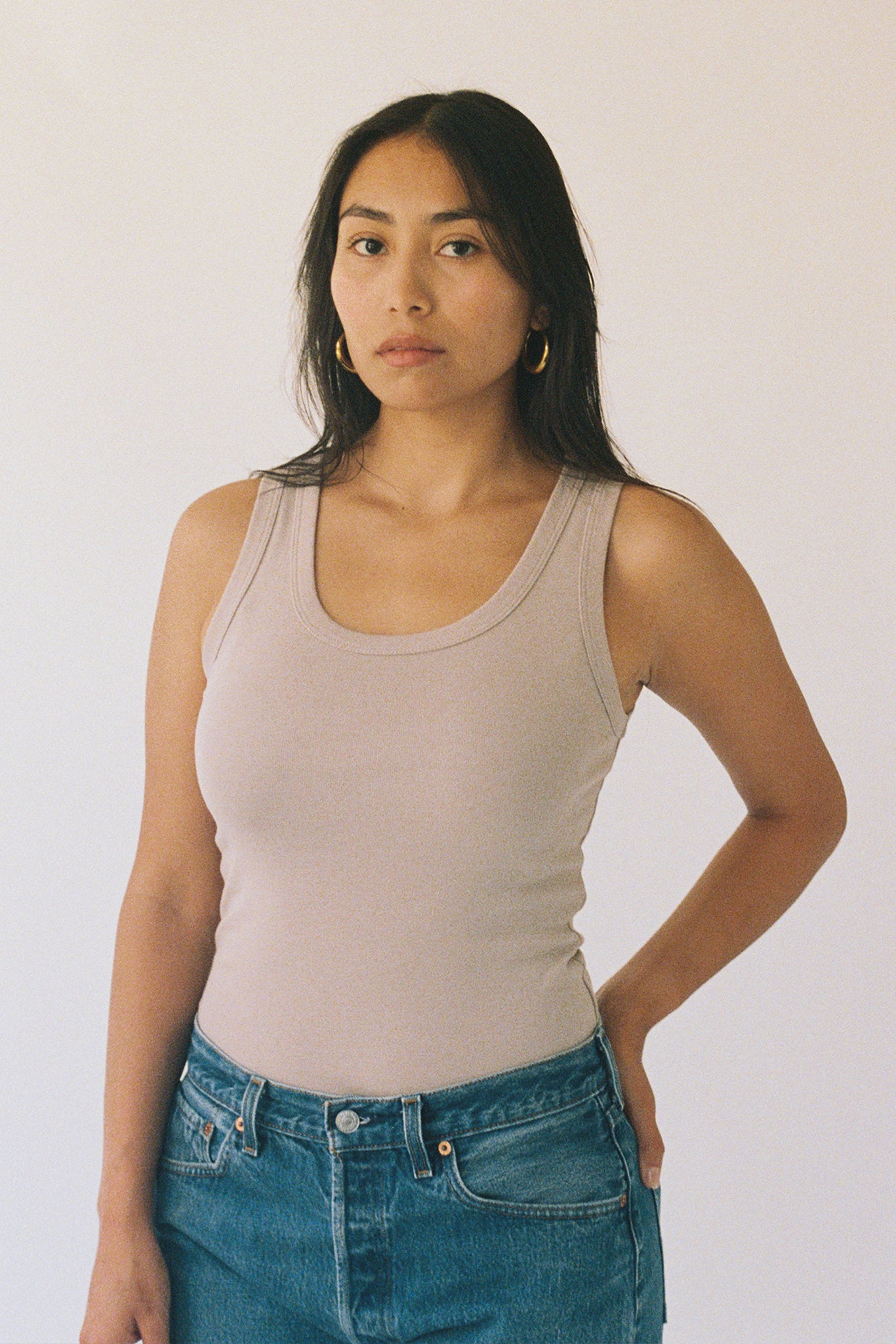 Organic Cotton Rib Tank Top | GOTS Certified Organic Cotton – LA RELAXED