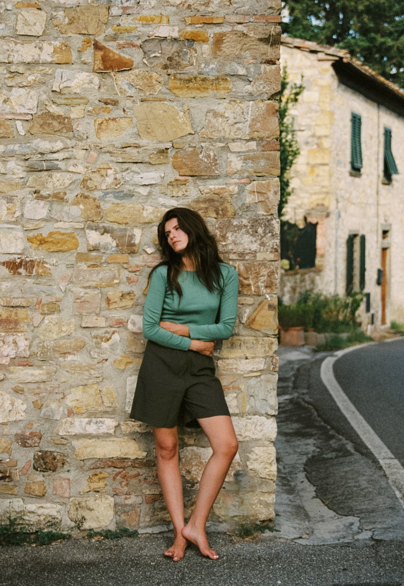 Linen Simple Short