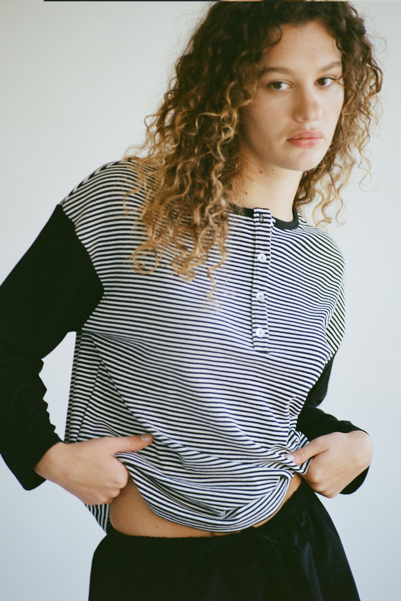 Striped Organic Henley