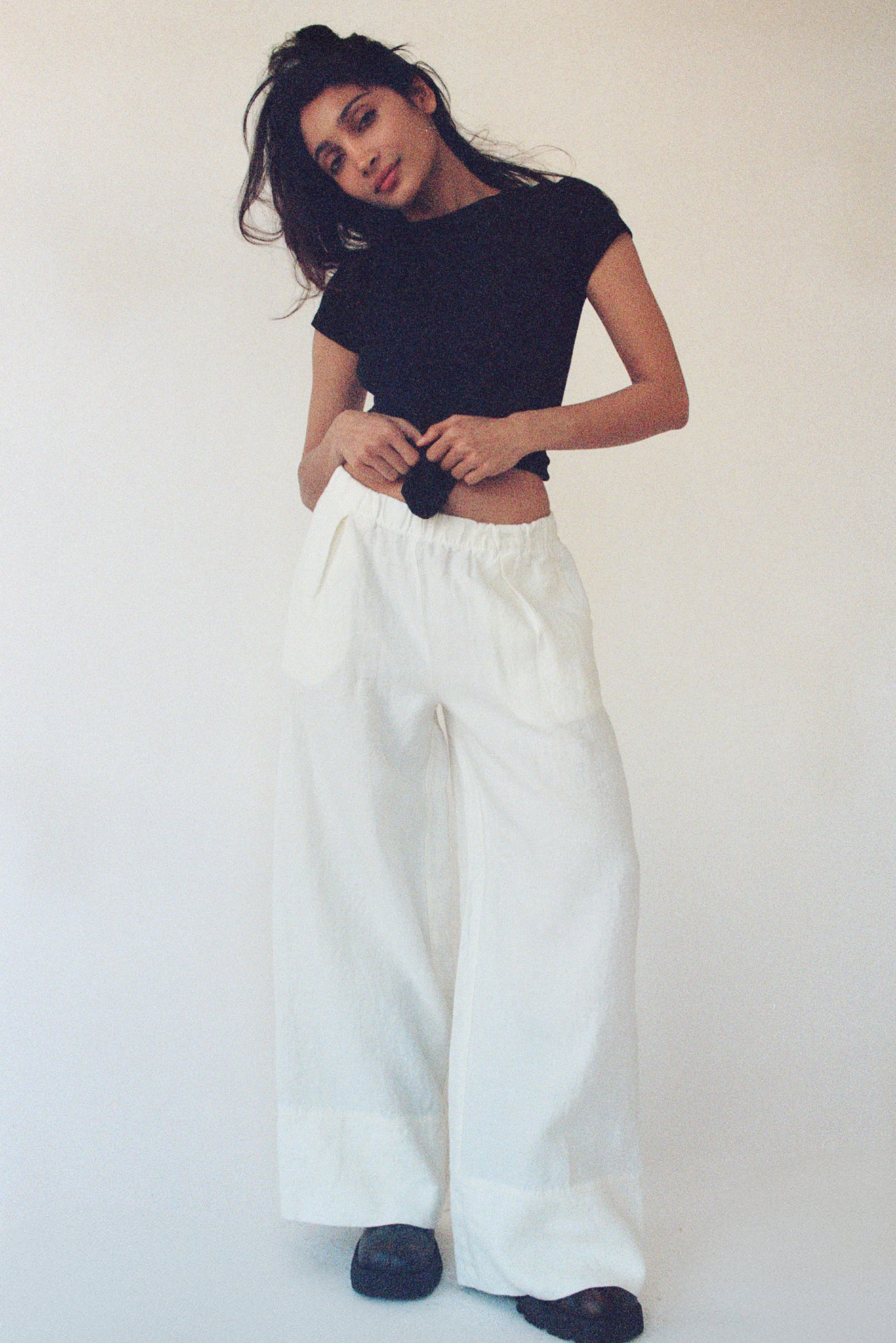 Linen Simple Pant | Women's Linen Trouser – LA RELAXED