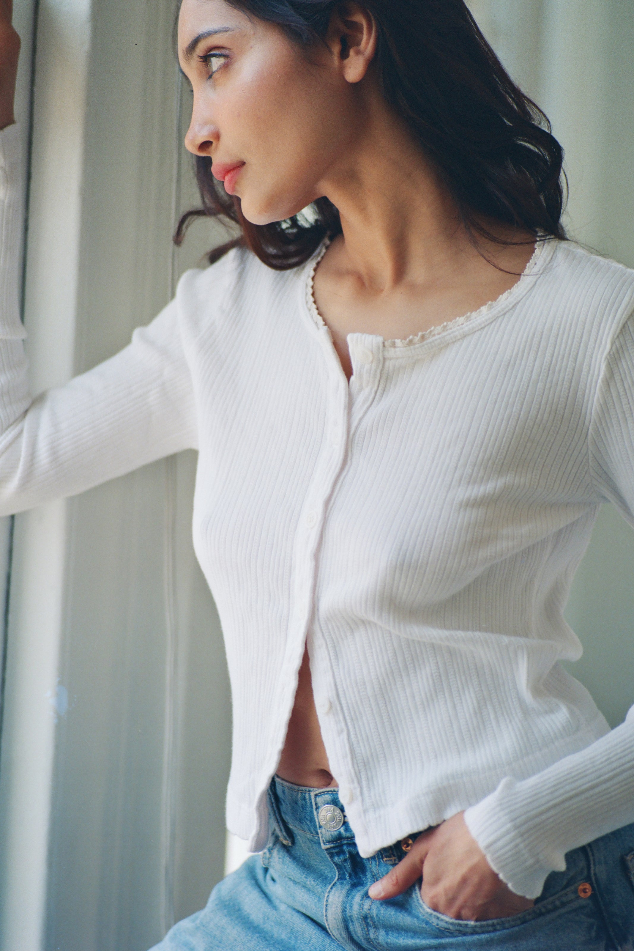 Posie Pointelle Cardigan