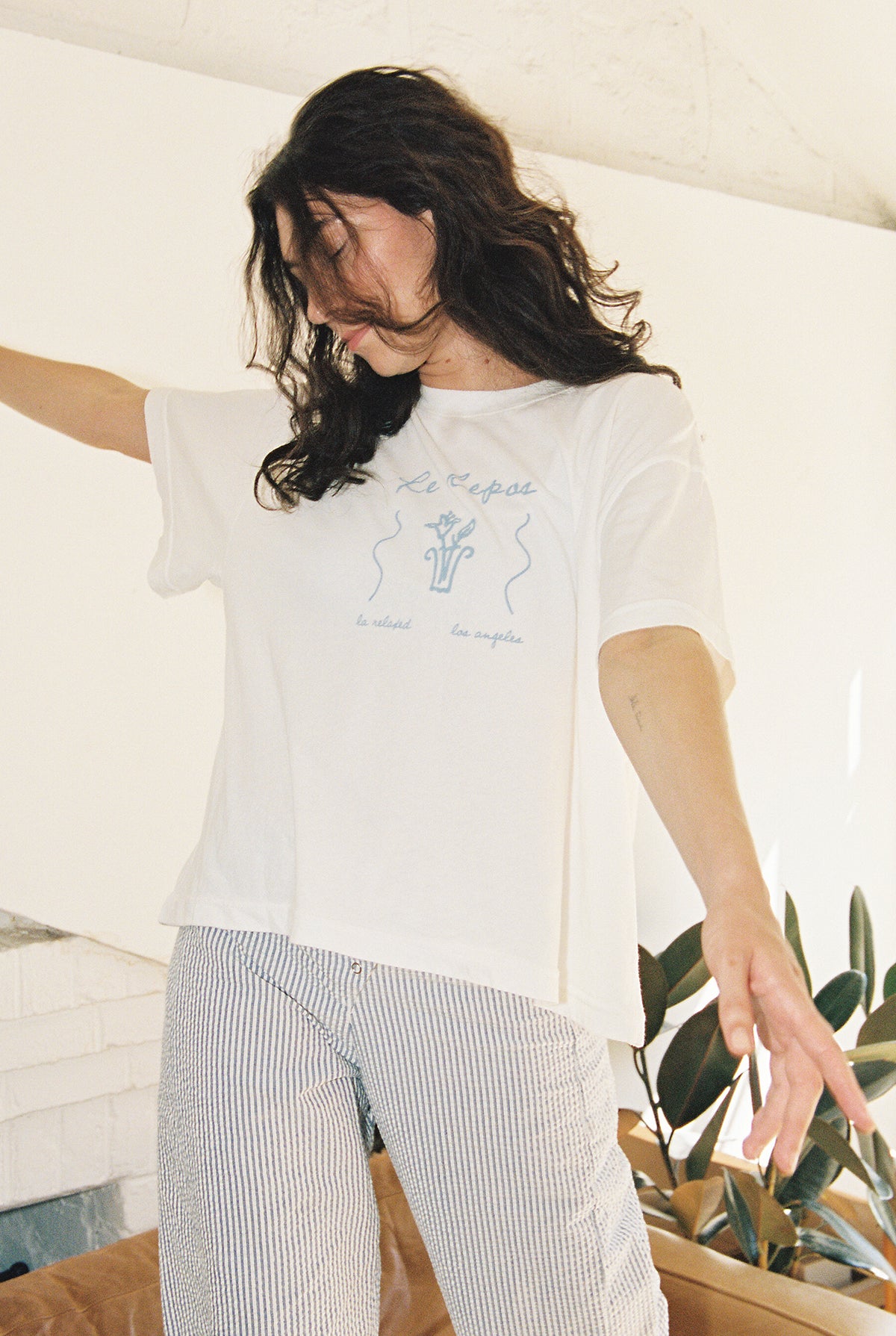 Organic Sleep Tee | Women's Organic Sleepwear – LA RELAXED