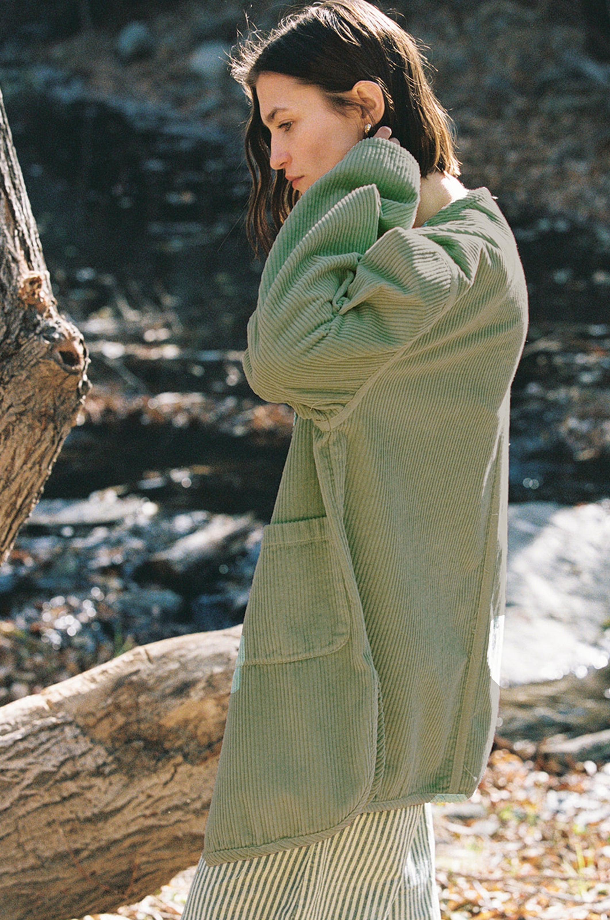 ジャケット・アウター Washed Corduroy Wide Relax Jacket L Cord Liner Jacket | Women's Outerwear – LA RELAXED